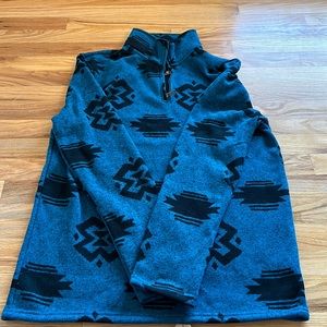 Men’s Quarter Zip in Blue